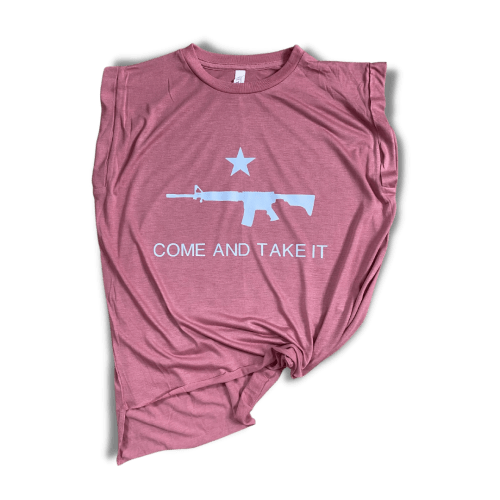 Come and Take It AR15 Women’s Muscle Tee
